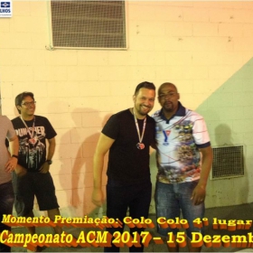 4º CAMPEONATO DE FUTSAL DA ACM - 2017 - ATLÉTICO NACIONAL - CAMPEÃO