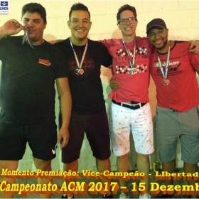 4º CAMPEONATO DE FUTSAL DA ACM - 2017 - ATLÉTICO NACIONAL - CAMPEÃO