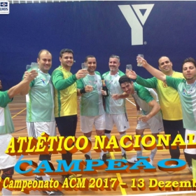 4º CAMPEONATO DE FUTSAL DA ACM - 2017 - ATLÉTICO NACIONAL - CAMPEÃO