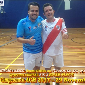 4º CAMPEONATO DE FUTSAL DA ACM - 2017 - ATLÉTICO NACIONAL - CAMPEÃO