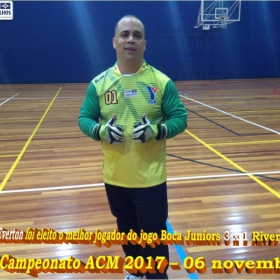 4º CAMPEONATO DE FUTSAL DA ACM - 2017 - ATLÉTICO NACIONAL - CAMPEÃO