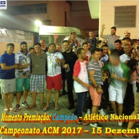 4º CAMPEONATO DE FUTSAL DA ACM - 2017 - ATLÉTICO NACIONAL - CAMPEÃO