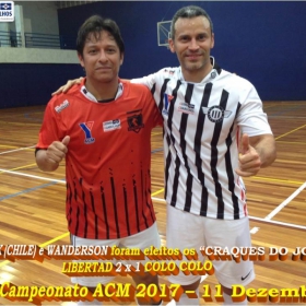 4º CAMPEONATO DE FUTSAL DA ACM - 2017 - ATLÉTICO NACIONAL - CAMPEÃO