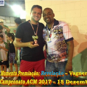 4º CAMPEONATO DE FUTSAL DA ACM - 2017 - ATLÉTICO NACIONAL - CAMPEÃO