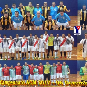 4º CAMPEONATO DE FUTSAL DA ACM - 2017 - ATLÉTICO NACIONAL - CAMPEÃO