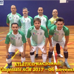 4º CAMPEONATO DE FUTSAL DA ACM - 2017 - ATLÉTICO NACIONAL - CAMPEÃO