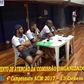 4º CAMPEONATO DE FUTSAL DA ACM - 2017 - ATLÉTICO NACIONAL - CAMPEÃO