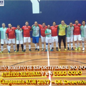 4º CAMPEONATO DE FUTSAL DA ACM - 2017 - ATLÉTICO NACIONAL - CAMPEÃO