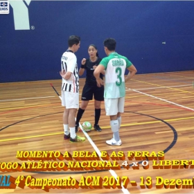 4º CAMPEONATO DE FUTSAL DA ACM - 2017 - ATLÉTICO NACIONAL - CAMPEÃO