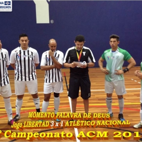 4º CAMPEONATO DE FUTSAL DA ACM - 2017 - ATLÉTICO NACIONAL - CAMPEÃO