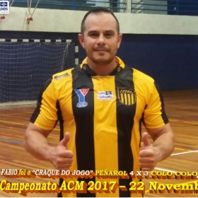 4º CAMPEONATO DE FUTSAL DA ACM - 2017 - ATLÉTICO NACIONAL - CAMPEÃO