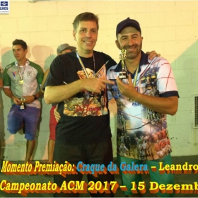 4º CAMPEONATO DE FUTSAL DA ACM - 2017 - ATLÉTICO NACIONAL - CAMPEÃO