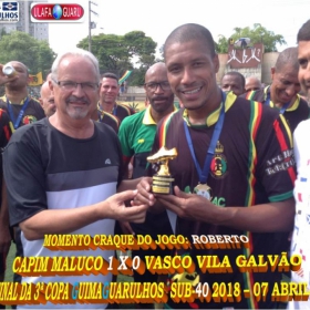 3ª COPA GUIMAGUARULHOS 40 E 50 ANOS - 2018 - SINDICATO E CAPIM MALUCO OS GRANDES CAMPEÕES 