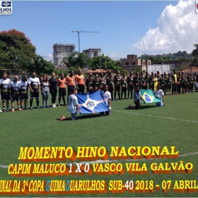 3ª COPA GUIMAGUARULHOS 40 E 50 ANOS - 2018 - SINDICATO E CAPIM MALUCO OS GRANDES CAMPEÕES 