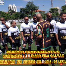 3ª COPA GUIMAGUARULHOS 40 E 50 ANOS - 2018 - SINDICATO E CAPIM MALUCO OS GRANDES CAMPEÕES 