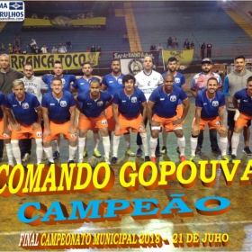  LIGA GUARULHENSE DE FUTSAL - COMANDO GOPOUVA -CAMPEÃO