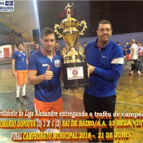  LIGA GUARULHENSE DE FUTSAL - COMANDO GOPOUVA -CAMPEÃO