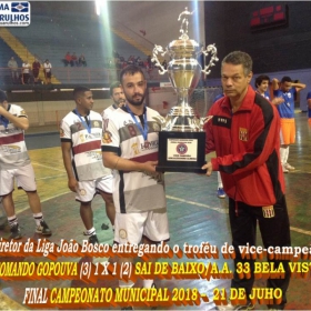  LIGA GUARULHENSE DE FUTSAL - COMANDO GOPOUVA -CAMPEÃO