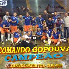  LIGA GUARULHENSE DE FUTSAL - COMANDO GOPOUVA -CAMPEÃO