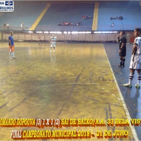  LIGA GUARULHENSE DE FUTSAL - COMANDO GOPOUVA -CAMPEÃO