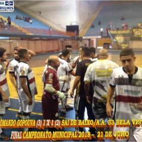  LIGA GUARULHENSE DE FUTSAL - COMANDO GOPOUVA -CAMPEÃO