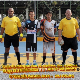 5ª COPA SÃO RAFAEL DE FUTSAL 2018