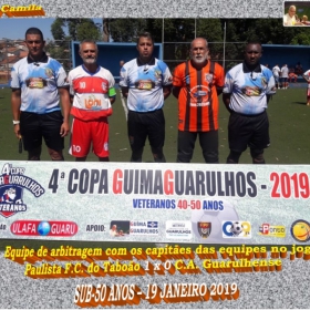 4ª COPA GUIMAGUARULHOS 2019 SUB-40 e SUB-50 ANOS- OS CAMPEÕES 