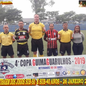 4ª COPA GUIMAGUARULHOS 2019 SUB-40 e SUB-50 ANOS- OS CAMPEÕES 