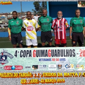 4ª COPA GUIMAGUARULHOS 2019 SUB-40 e SUB-50 ANOS- OS CAMPEÕES 