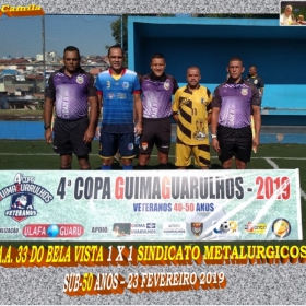 4ª COPA GUIMAGUARULHOS 2019 SUB-40 e SUB-50 ANOS- OS CAMPEÕES 