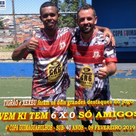 4ª COPA GUIMAGUARULHOS 2019 SUB-40 e SUB-50 ANOS- OS CAMPEÕES 