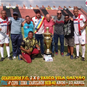 4ª COPA GUIMAGUARULHOS 2019 SUB-40 e SUB-50 ANOS- OS CAMPEÕES 