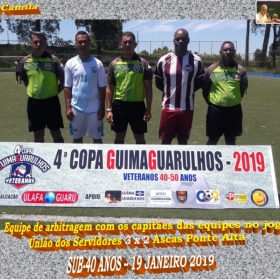 4ª COPA GUIMAGUARULHOS 2019 SUB-40 e SUB-50 ANOS- OS CAMPEÕES 