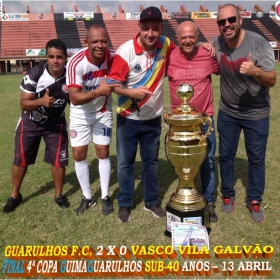 4ª COPA GUIMAGUARULHOS 2019 SUB-40 e SUB-50 ANOS- OS CAMPEÕES 