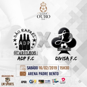 4ª COPA OURO 2019 - DIVISA F.C. É O GRANDE CAMPEÃO