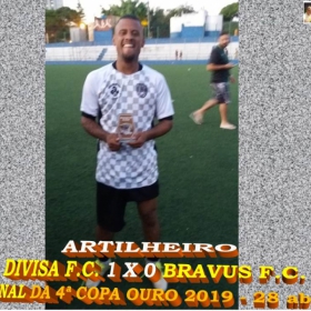 4ª COPA OURO 2019 - DIVISA F.C. É O GRANDE CAMPEÃO