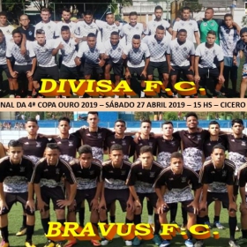 4ª COPA OURO 2019 - DIVISA F.C. É O GRANDE CAMPEÃO