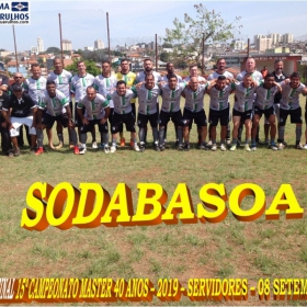 15º CAMPEONATO SUB-40 - SERVIDORES -2019