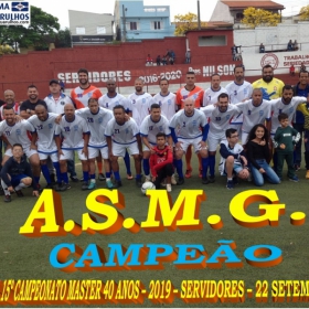 15º CAMPEONATO SUB-40 - SERVIDORES -2019