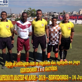 15º CAMPEONATO SUB-40 - SERVIDORES -2019