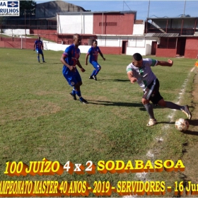 15º CAMPEONATO SUB-40 - SERVIDORES -2019