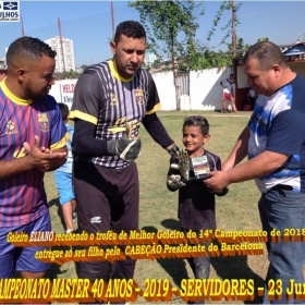 15º CAMPEONATO SUB-40 - SERVIDORES -2019