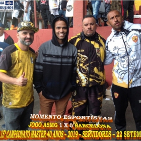 15º CAMPEONATO SUB-40 - SERVIDORES -2019