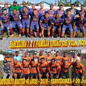 15º CAMPEONATO SUB-40 - SERVIDORES -2019