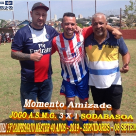 15º CAMPEONATO SUB-40 - SERVIDORES -2019