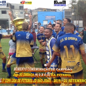 5ª COPA LIGA SÃO JOÃO DE SÁBADO - 2019