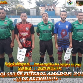 1ª TAÇA GRU DE FUTEBOL AMADOR 2019.