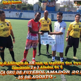 1ª TAÇA GRU DE FUTEBOL AMADOR 2019.