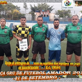 1ª TAÇA GRU DE FUTEBOL AMADOR 2019.