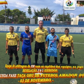 1ª TAÇA GRU DE FUTEBOL AMADOR 2019.